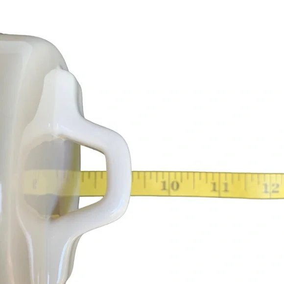 Rae Dunn WOOF Canister Dog Treat Jar White Black Letters Dimples NWT 2017 OG - Picture 11 of 14